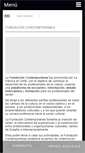 Mobile Screenshot of fundacioncontemporanea.com